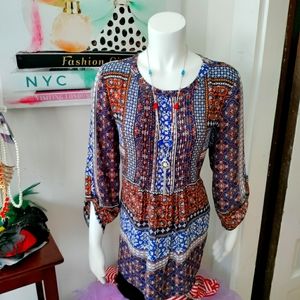 Women's Boho Top size Large